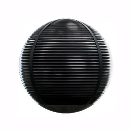 Black panel fence